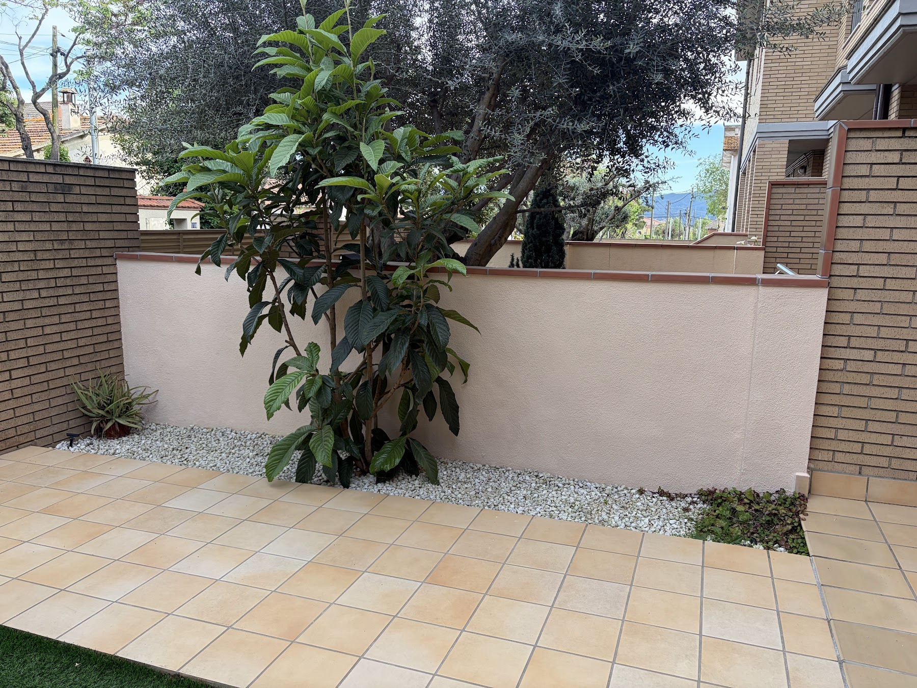 Patio terminado y recogido